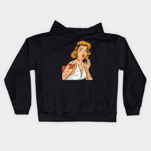 WEEN Tattoo Lady Kids Hoodie